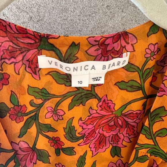 Veronica Beard Dovima Silk Midi Dress - Picture 8 of 14